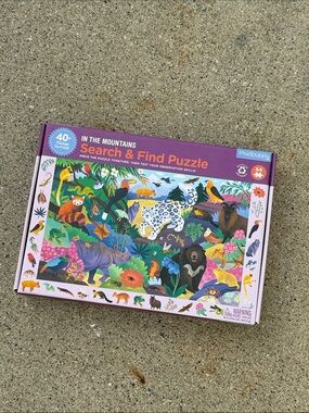 Mudpuppy In The Mountains Search & Find Puzzle - Purple